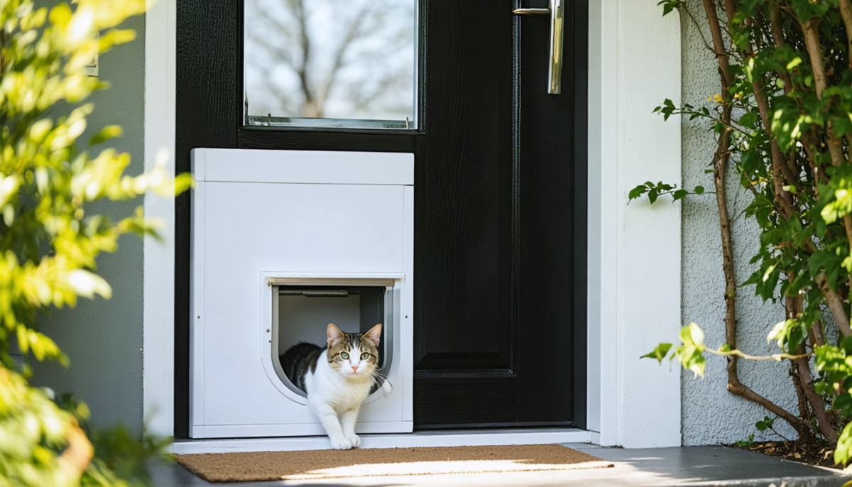 découvrez notre guide pratique pour choisir la porte d'entrée parfaite avec chatière intégrée, garantissant confort et sécurité à votre chat au quotidien.