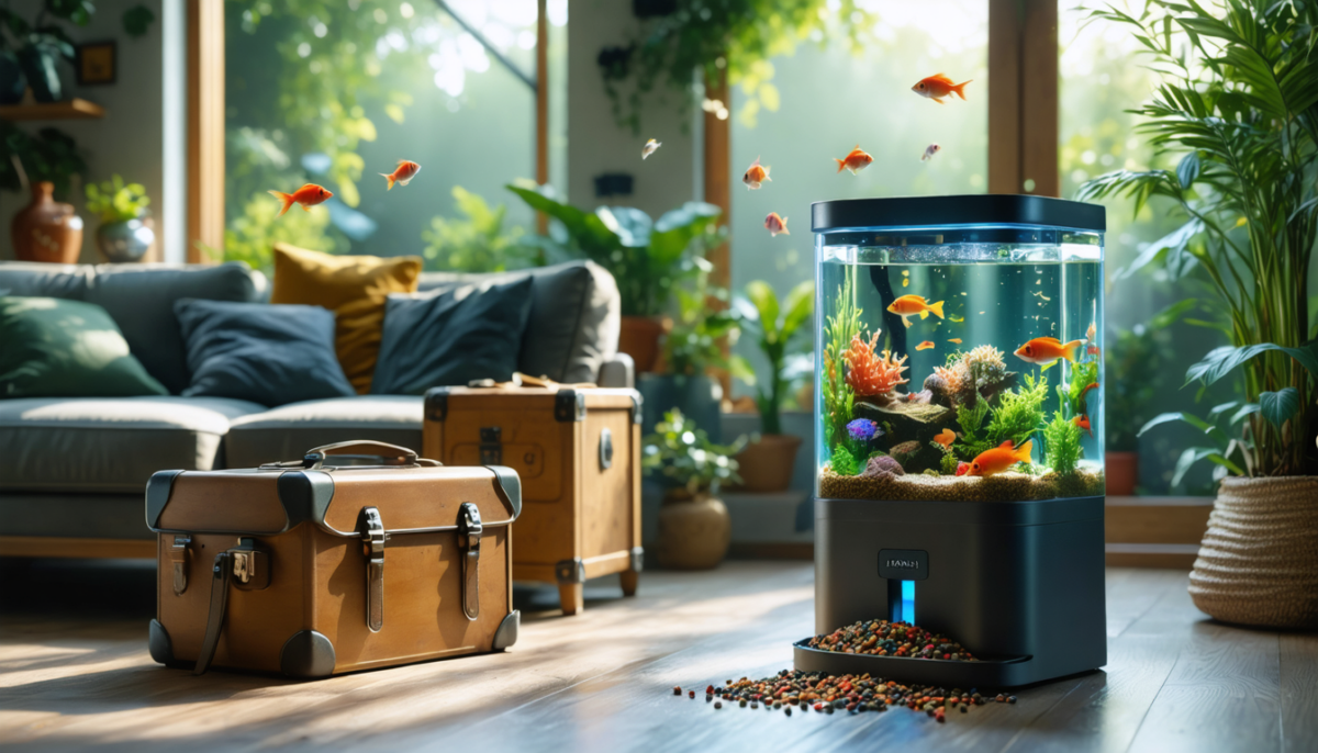 découvrez comment un distributeur automatique de nourriture pour poissons peut garantir des vacances sereines en assurant l'alimentation régulière de vos poissons, même en votre absence.