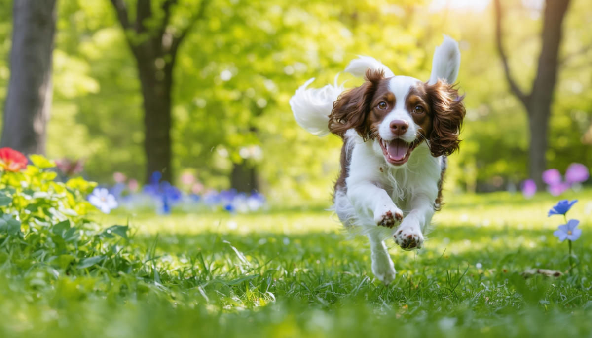 découvrez l'épagneul français, un chien dynamique et affectueux, parfait pour accompagner toute la famille avec joie et vitalité dès le plus jeune âge.