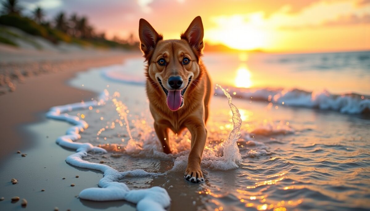 Eau de mer et chien : bienfaits insoupçonnés et précautions essentielles pour sa santé