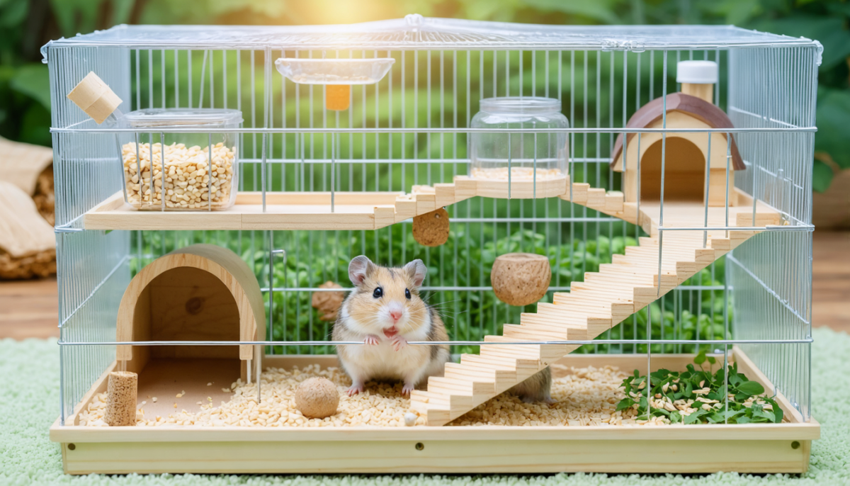 découvrez comment une cage adaptée améliore le bien-être et la santé de votre hamster grâce à un environnement confortable et sécurisé.