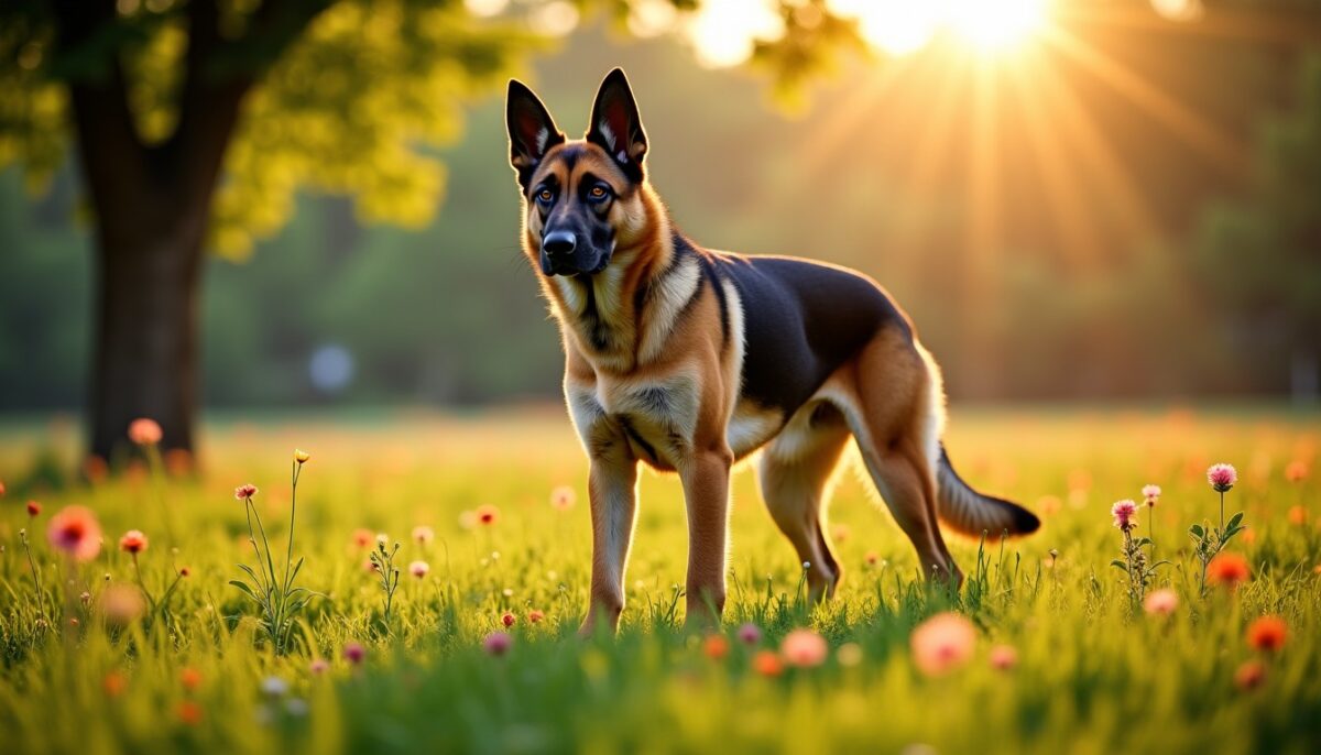 Quelle est la taille adulte optimale pour un croisement entre berger allemand et malinois ?