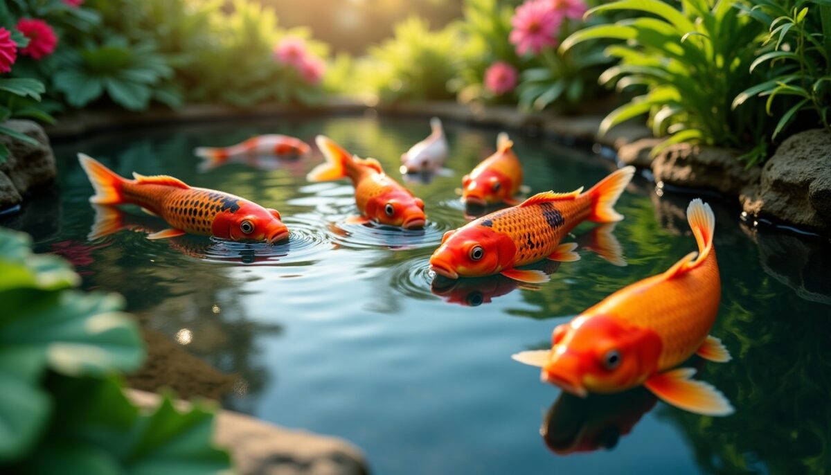 La carpe Koi : l'élégance éclatante pour sublimer vos bassins extérieurs