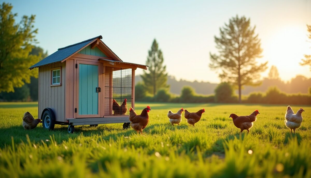 Les avantages incontournables d'un poulailler mobile : liberté et praticité pour vos poules