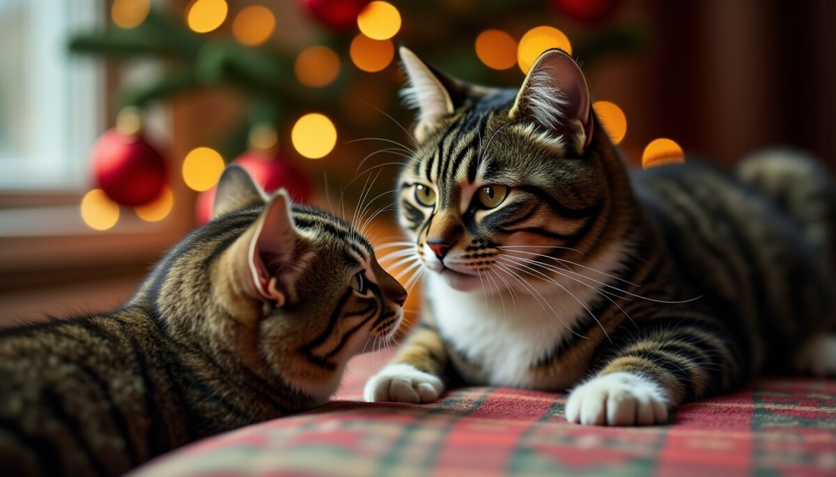 Sapin de Noël et chats : astuces pour une cohabitation festive sans dégâts